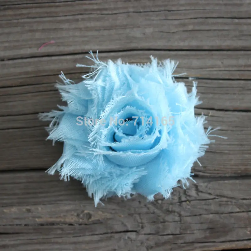 1.5\'\'  shabby chic  flower mini shabby flower trim rose flower Coral,camel,Lt.Blue,lavender,grey,Gold yellow 1 yard