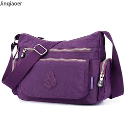 JINQIAOER new Waterproof series fashion  nylon bags elegant single shoulder b a g slant bag leisure womens bag