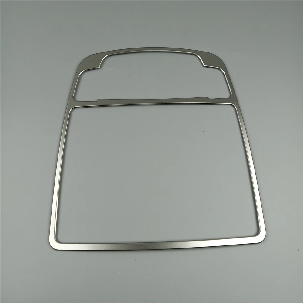 Center Console Gear Shift Frame Decoration Cover Trim For Audi A6 C7 2012-2018 Stainless Steel Car Interior Accessories