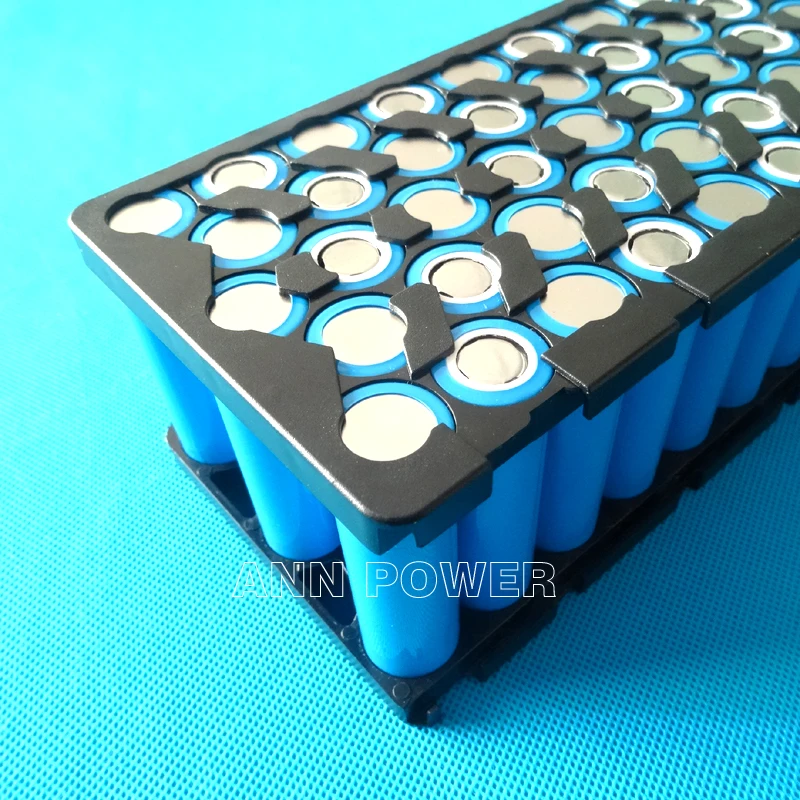 18650 리튬 배터리 홀더 5p13s 5p14s w 유형 배터리 홀더 및 13 s 48 v 또는 14 s 51.8 v 전자 자전거 배터리 용 순수 니켈 스트립