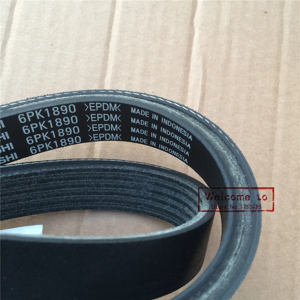 

(10pcs/lot)Original PK V(FOR FAN & ALTERNATOR)BELT STANDARD 6PK1890 Replacement BELT 90080-91202 For TOYOTA COROLLA NZE120,ZZE12