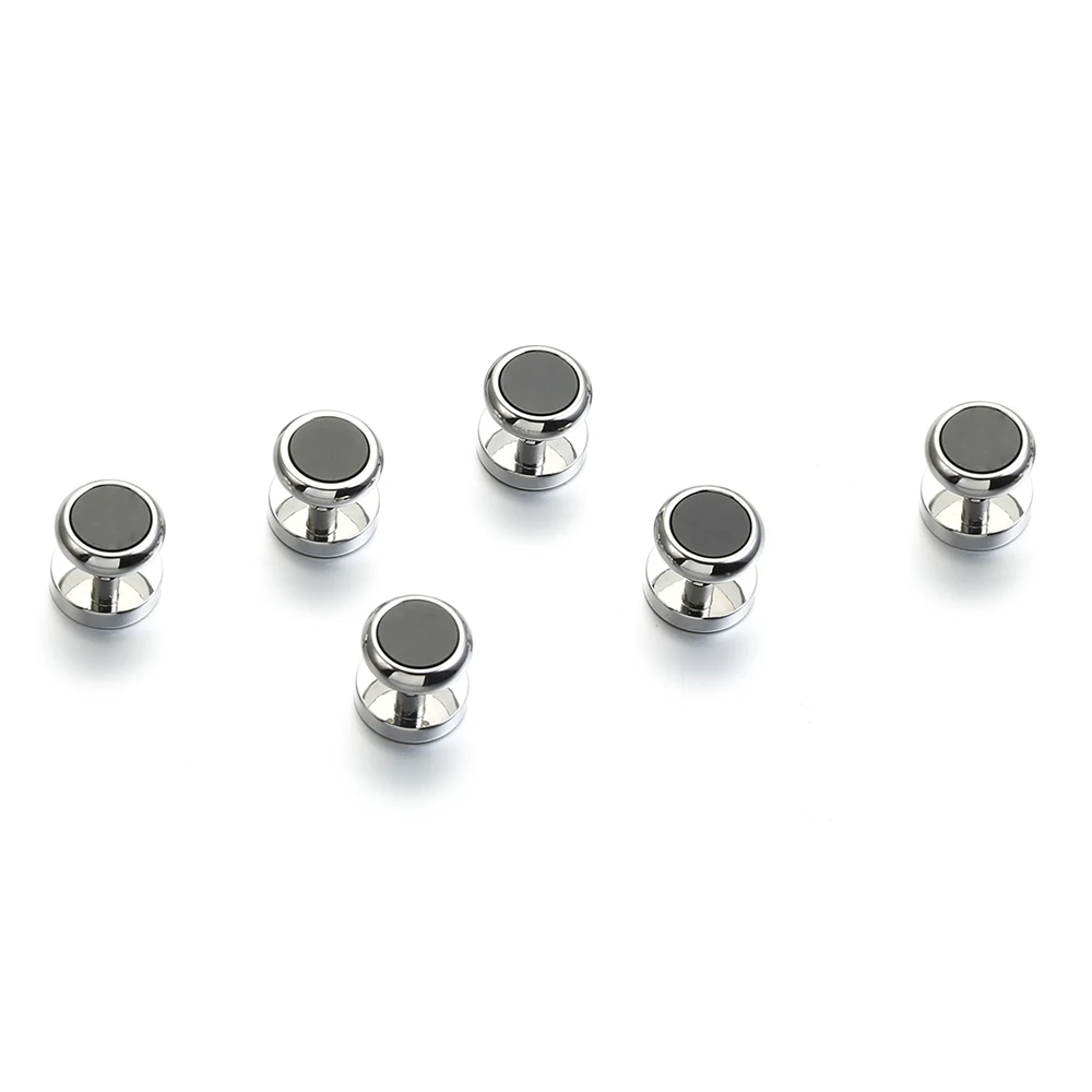 VAGULA Cufflinks Studs in 8PCS Set Luxury Gemelos Button Links Trendy Tuxedo Collar Stud 410