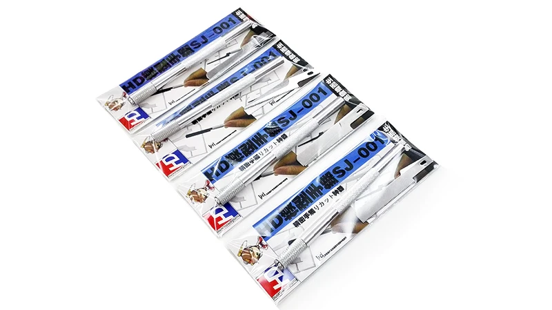 Model Alat Steel Model Melihat Mini Gergaji Pisau Tipis dengan 2 Pisau