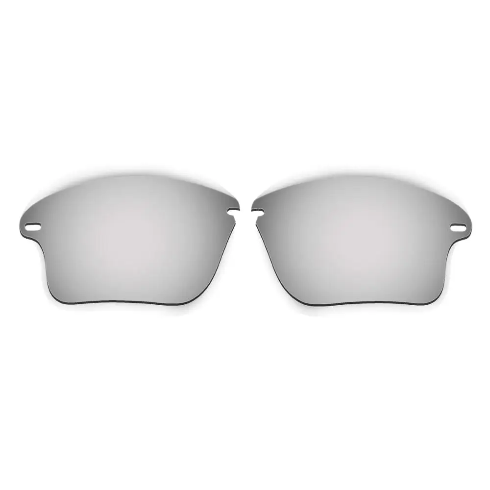 HKUCO For Fast Jacket XL Polarized Replacement Lenses 2 Pairs -Silver & Emerald Green-Lenses only