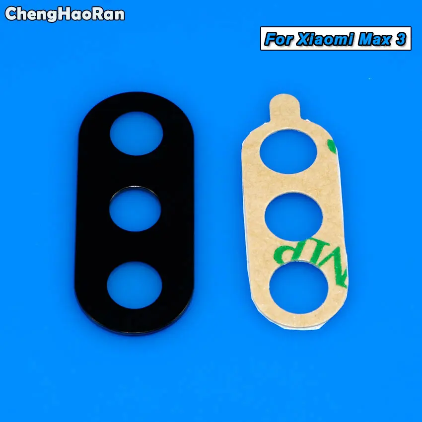 ChengHaoRan для Xiaomi Mi 4 4C 5 Plus 5X 6 6X 8 Lite 8SE Mix 2s Max 2 3 задняя камера стеклянная крышка объектива с клейкой наклейкой
