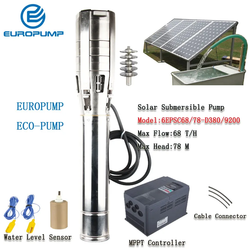 EUROPUMP Solar Pump 6Inch 12HP outlet 4