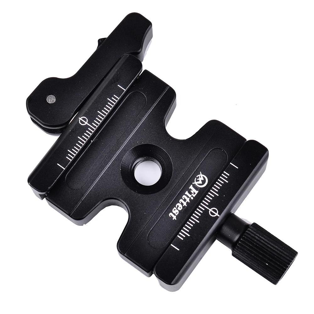 حمامة الذيل عرض قابل للتعديل رافعة الإصدار المشبك ل Sirui Benro RRS Sunwayfoto كرة ثلاثية الرأس