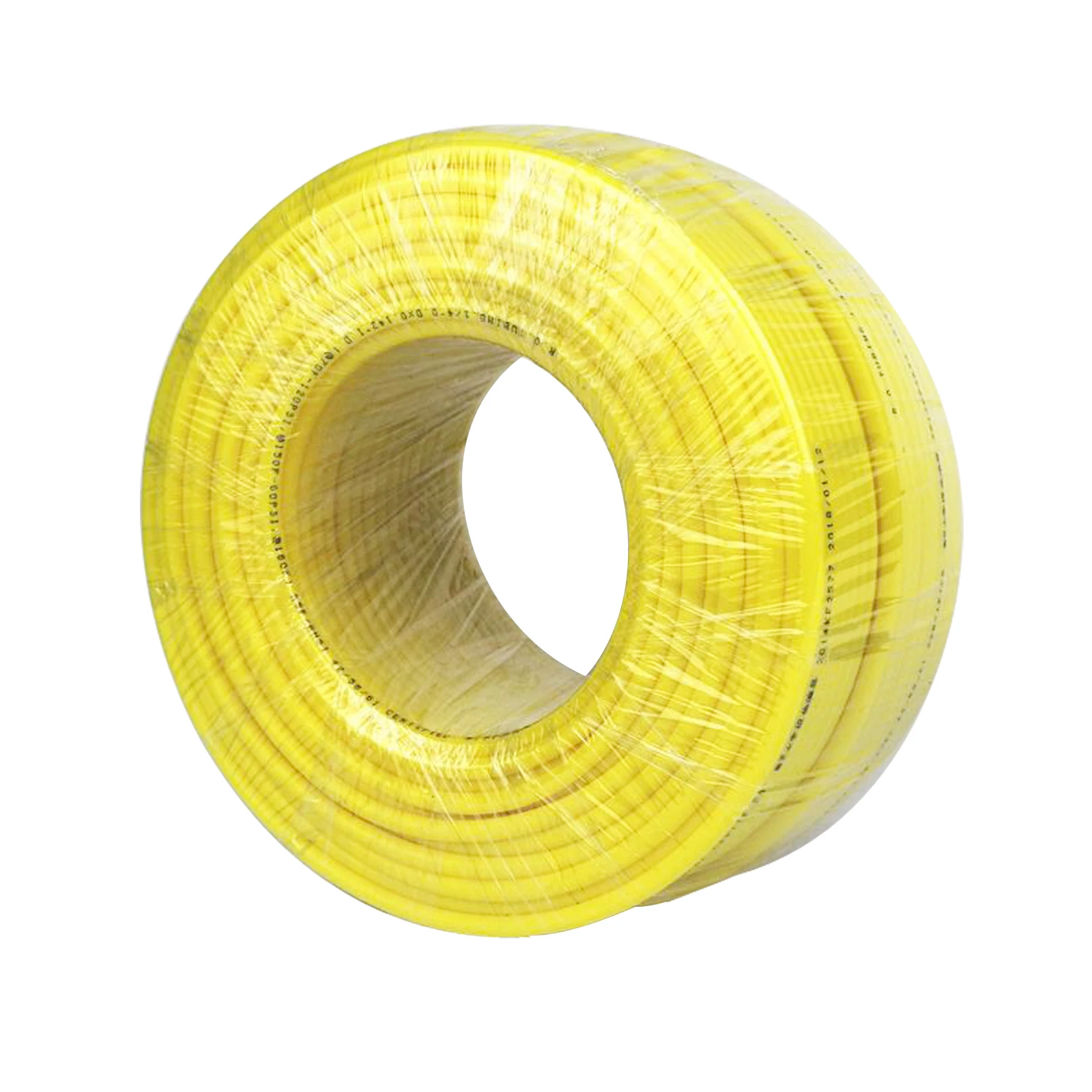 1/4 Inch PE tube, 100 Meters(329 feet) Length Tubing Hose Pipe for Reverse Osmosis System, Icemaker, Refrigerator - Yellow