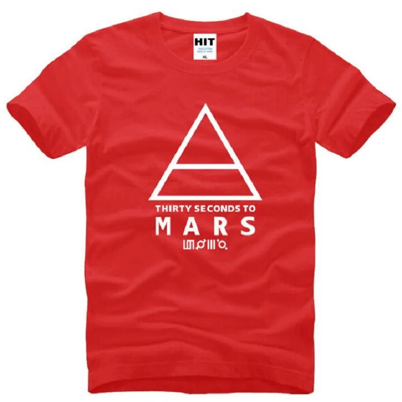 30 Thirty Seconds To Mars 30STM T Shirt Men Hip Hop Short Sleeve O Neck Cotton Man T-Shirt Cool Tee Shirt Homme Camisa Masculina