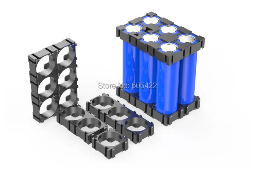 500PCS/LOT 18650 battery holder bracket Cylindrical battery holder 18650 li-ion cell holder Safety anti vibration Wholesale