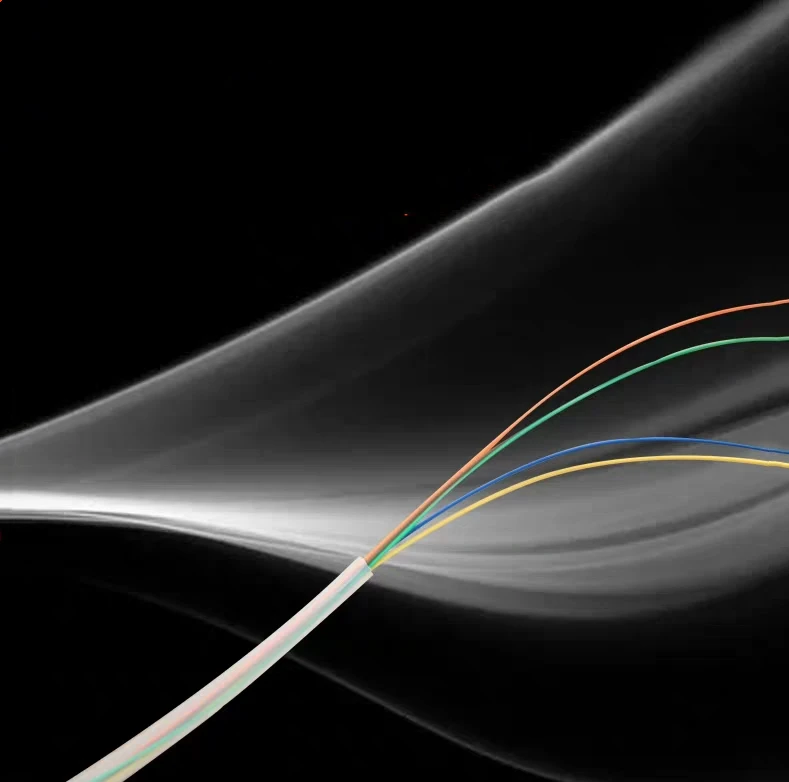 البلاستيك واقية أنبوب دائري للألياف العارية الحرارة يتقلص الربط كم الألياف البصرية 4*5 مللي متر 4*5.5 مللي متر 5*6 مللي متر 6*7 مللي متر ELINK 200mtr