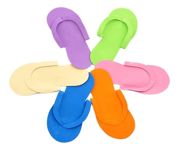 Disposable EVA Foam Thong Slippers, Spa Slipper, Beauty Slipper, Pedicure, Free Shipping, 100Pcs Lot