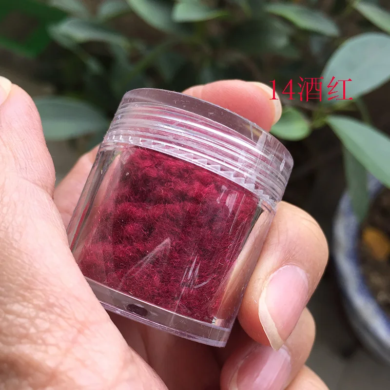 10ml/bottle Nail Glitter Wine Red Nail Decoration Fuzzy Flocking Manicure Velvet Powder Nylon Powder For 3D Candy Nail Art Tips