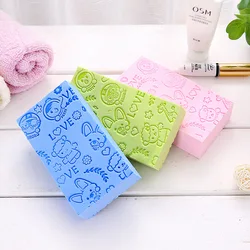 Cute Cartoon Bath Sponge Super Cleaner Multifunctional Massage Shower Cleaning Sponge Exfoliating Body Cleaning Scrubber Eponge