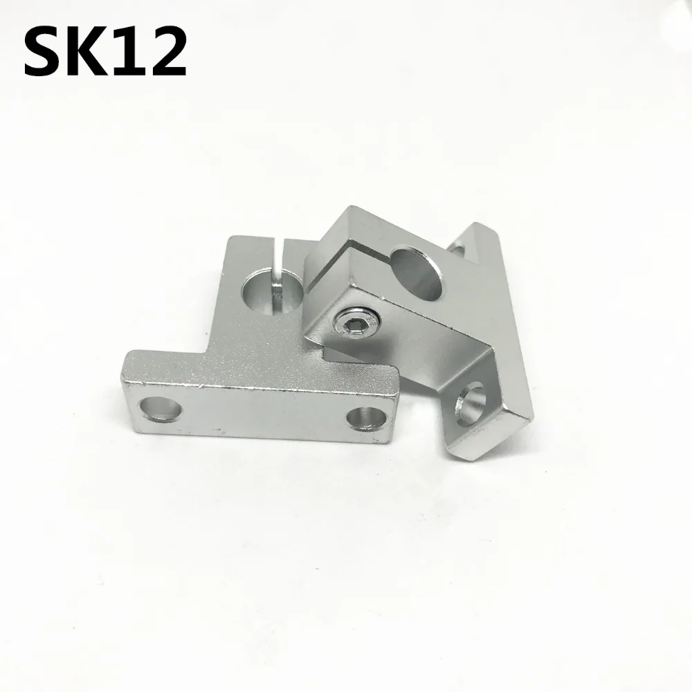 

10pcs SK12 12mm linear bearing rail shaft support XYZ Table CNC Router SH12A Free Shipping