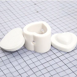 DIY leather craft 30mm heart shape made modeling fixed tool