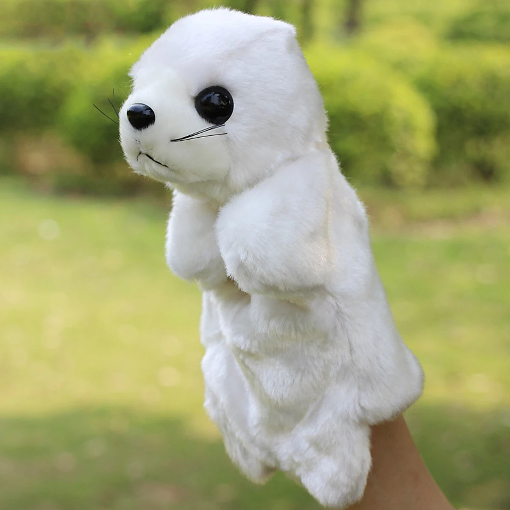 Children Sea Lion Marine Animals Plush Toy Stuffed Hand Puppet