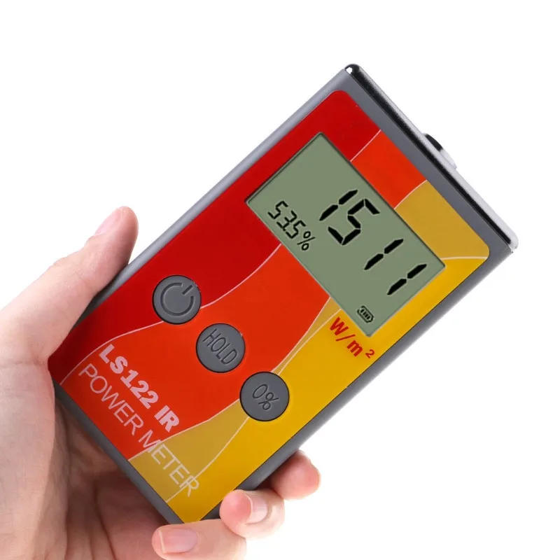 LS122 IR Solar Power Meter infrared intensity with Rejection Value Energy Tester digital wattmeter