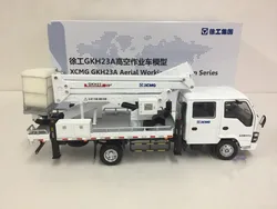 Collectible Alloy Model Toy Gift 1:35 Scale XCMG GKH23A Aerial Working Platform ISUZU Truck Vehicle DieCast Toy Model Display