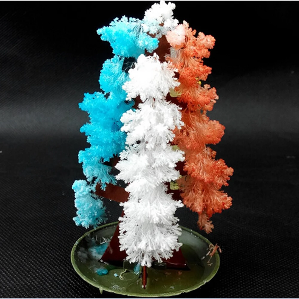 

50PCS 2019 10Hx6Dcm Visual Multicolor Magic Growing Paper Tree Mystically Christmas Trees Japan Educative Science Kids Gift Toys