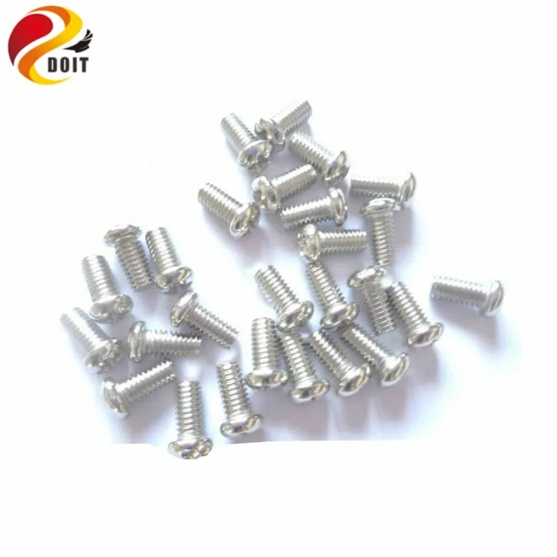 Gratis Verzending F05100 100Pcs M4 4*8 Mm Schroef Voor Koppeling/Motor Mount / Servo Beugel/robot Auto Chassis + Fs