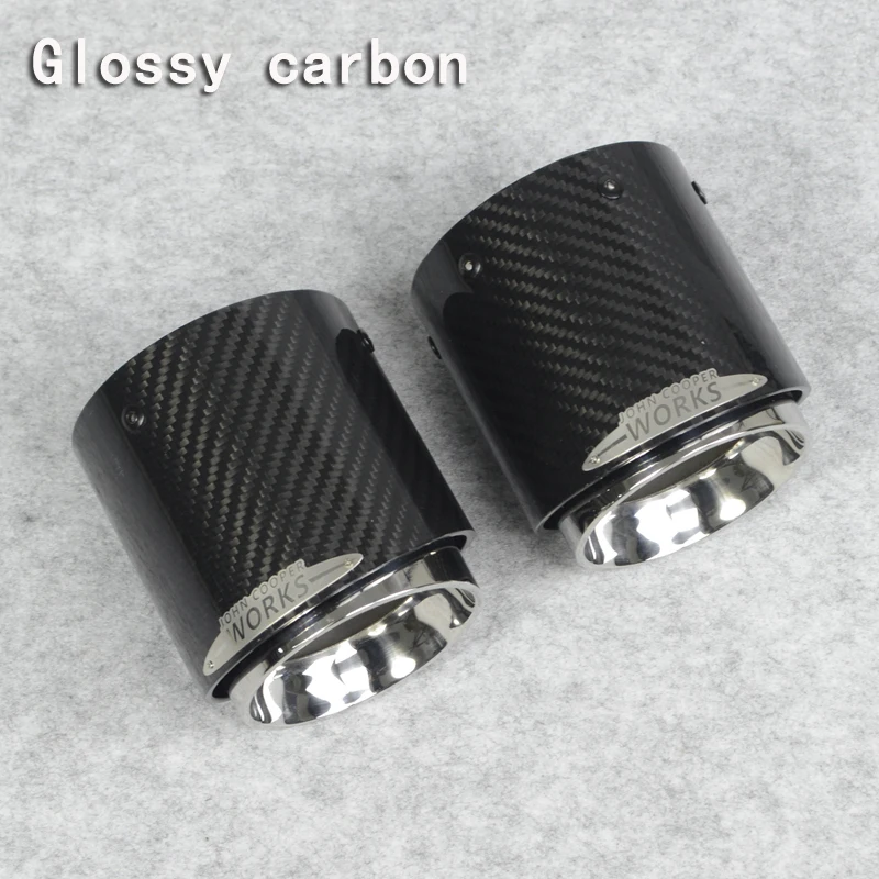 Carbon Fiber Exhaut tips for Mini Cooper Countryman/Clubman R55/R56/RR60/R61/F54/F55/F56 Mufflers Matte/Glossy Carbon Style