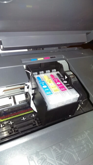 Cartucho de tinta recargable T0811N -T0816N para impresora epson RX590, RX610, RX690, RX695, 1410, TX659, TX720WD, TX800FW, TX820FWD