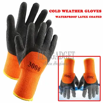 Winter Waterproof Work Gloves – Thermal Anti-Slip Latex Safety Gloves 1
