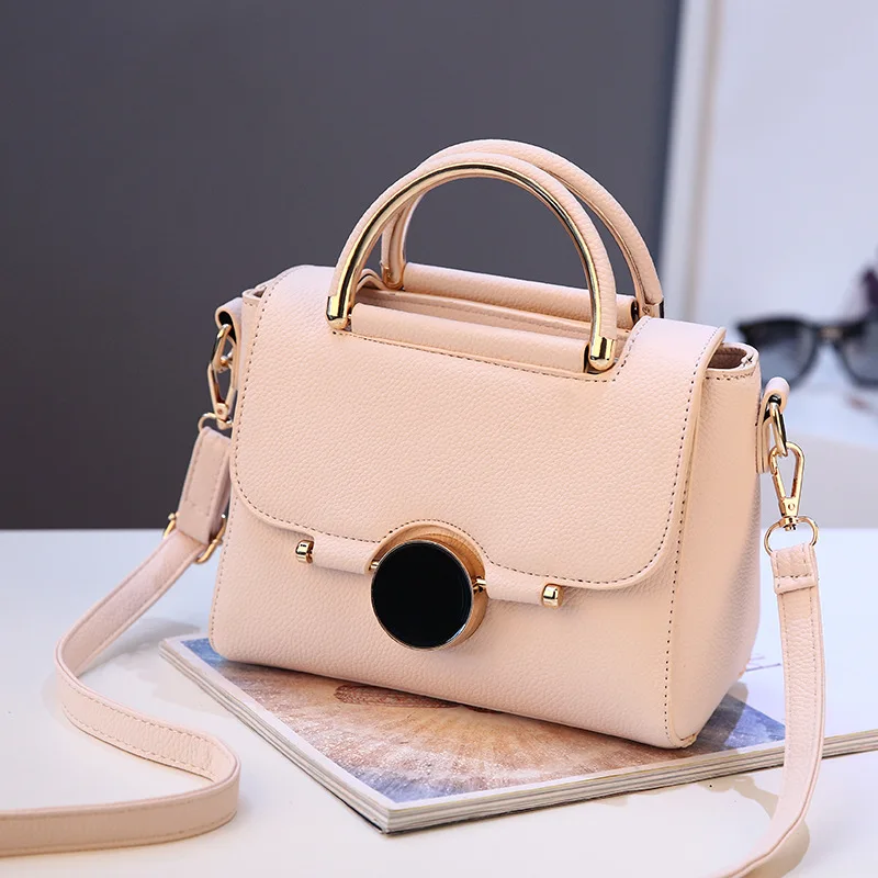 Korean Version Solid Color Single Shoulder Crossbody Bag Women\'s Versatile Handbag Women\'s Small Square Bag