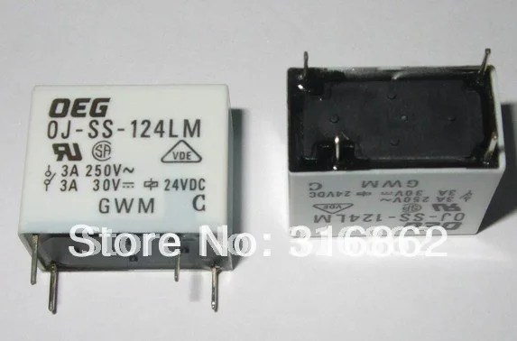 

OJ-SS-124LM RELAY ORIGINAL Free Shipping 5PCS/LOT