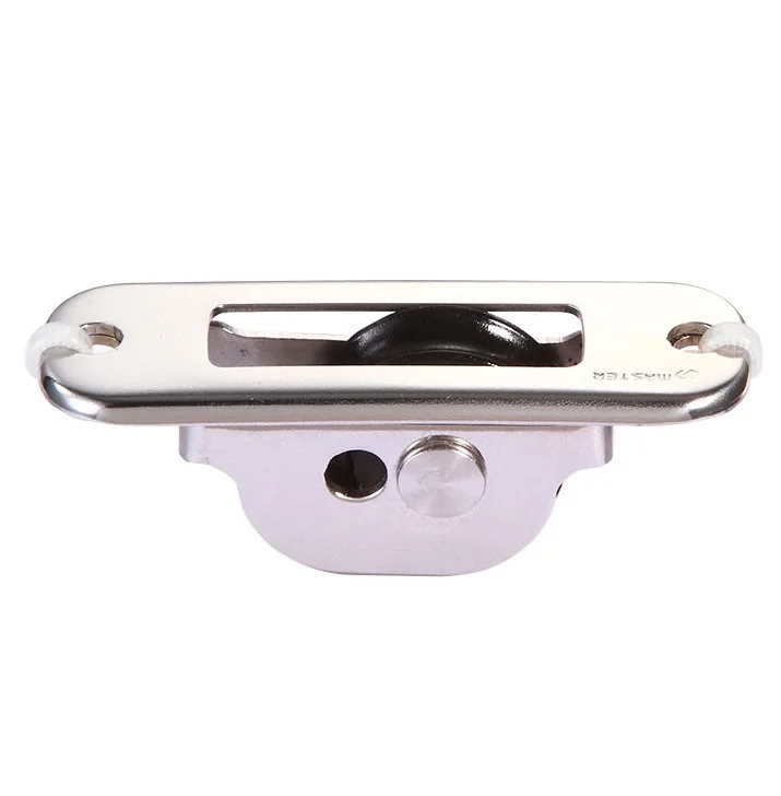 

Sailboat Dinghy 22mm 7/8 Inch Single Deck-exit Stainless Steel Cover Block Small Boat Block Master SB-2208F