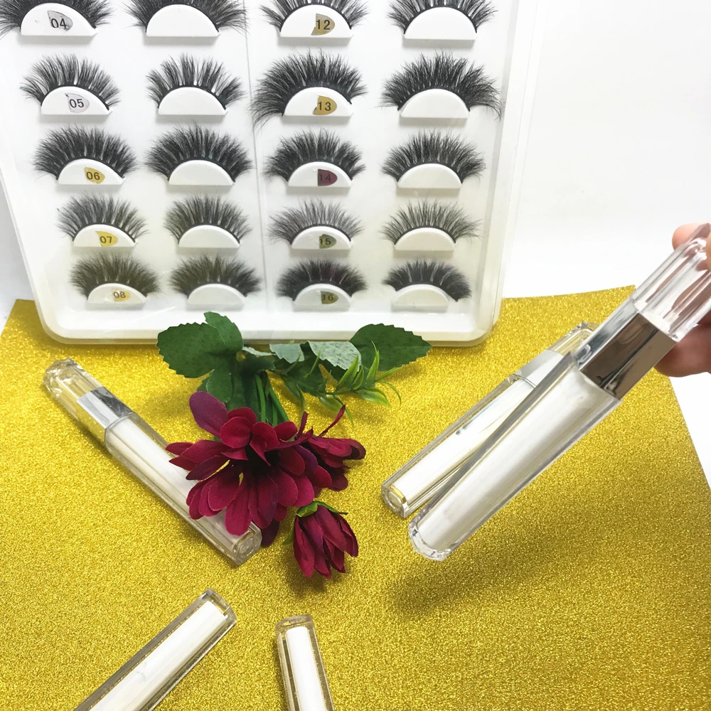 Top Quality Eyelash Glue Clear White Color Makeup Mink Eyelashes Adhesive Waterproof Lashes Adhesive Lash Glue Customize Logo