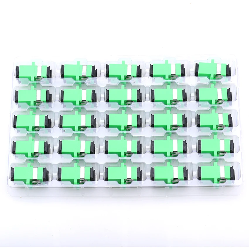 

Jyttek 25PCS/Lot Ftth Single Mode Simplex SC/ APC Fiber Optical Adaptor