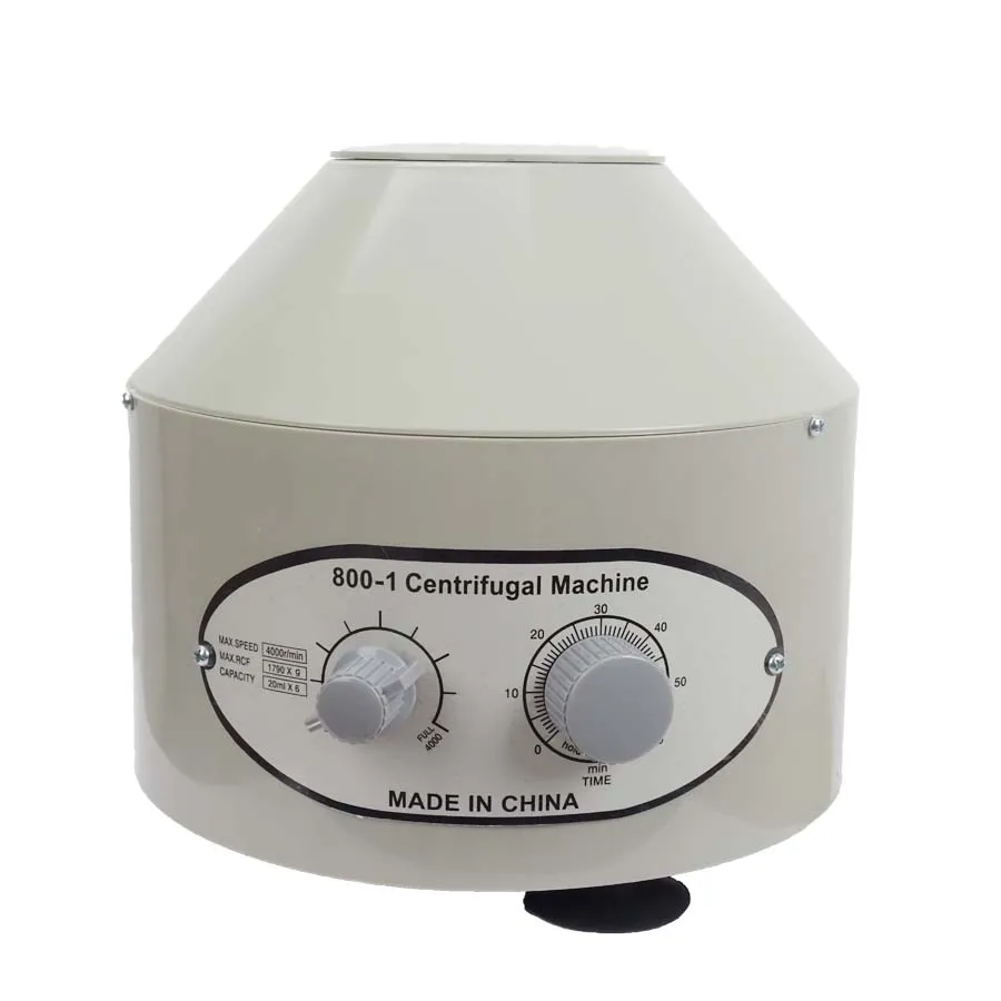 800-1 Low Speed Desktop Medical Lab Centrifuge machine Laboratory Centrifuges Electric 4000rpm 6 x 20ml