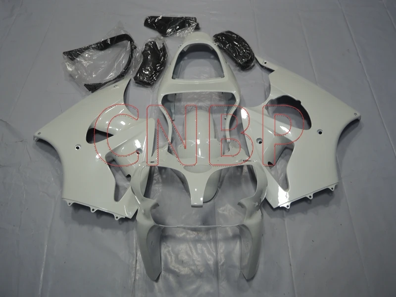 Bodywork ZX6r 636 2000 - 2002 White Abs Fairing ZX6r 636 2002 Fairings for Kawasaki ZX6r 00 no paint