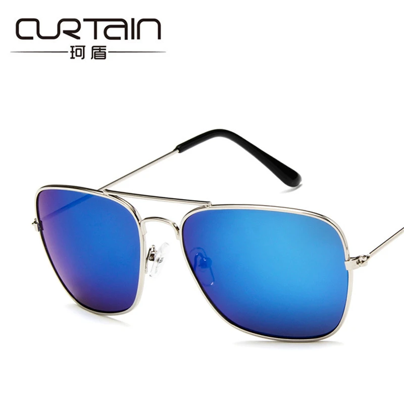 New fashion men women Sunglasses colorful square glasses Europe and America retro drive sport decorate sun glasses UV400