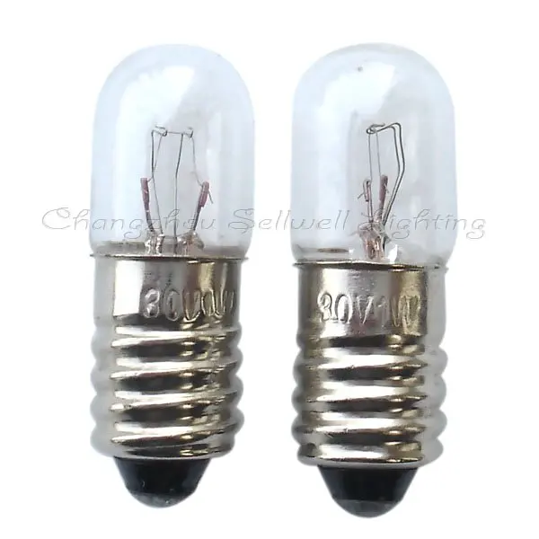 

E10 T10x28 30v 1w Rohs Miniature Lamp Light Bulb A255