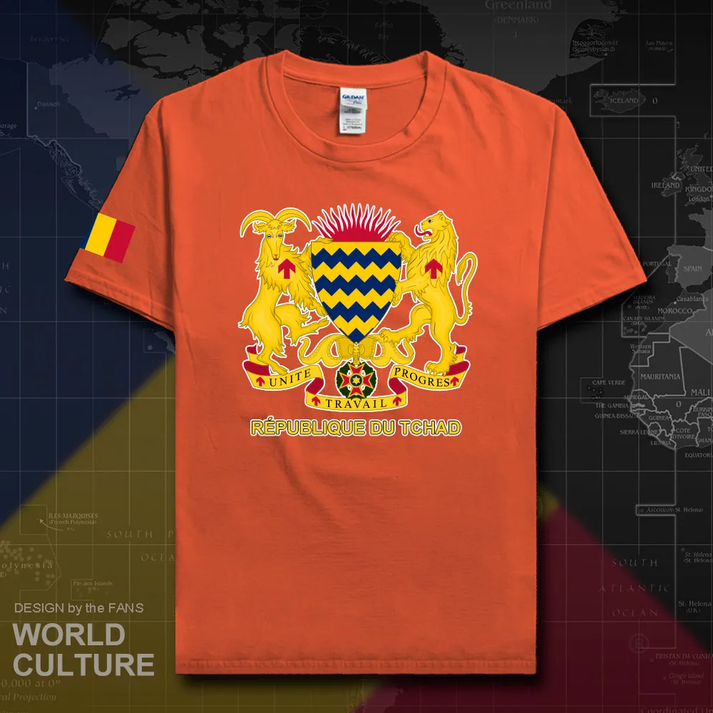 Chad men t shirt fashion 2018 jersey nation team 100% cotton t-shirt clothing tees country sporting fitness TCD Chadian TChad 20