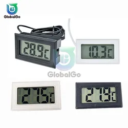 Mini Digital LCD Thermometer Sensor Temperature Meter Thermometer Thermograph Fridge Freezer For Aquarium Refrigerator DIY Kit