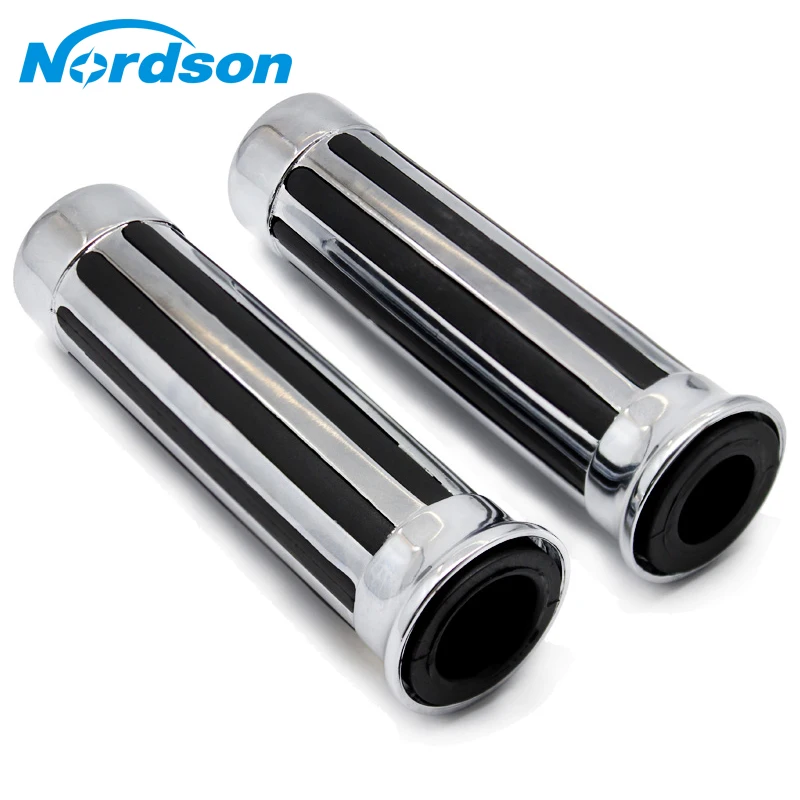 Nordson Universal 22mm 25mm Motorcycle Handlebar Grips Handle Grip For Honda Yamaha Harley Davidson Bike Chopper Cruiser