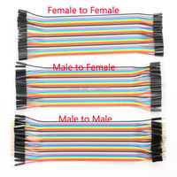 Dupont line 120pcs 20cm male to male + male to female and female to female jumper wire Dupont cable