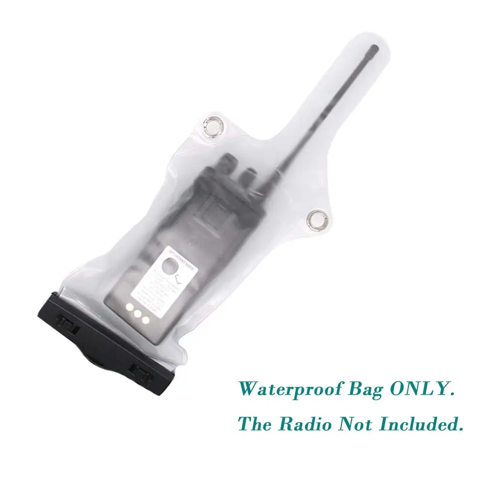 2Pcs Waterproof Bag Case for HYT Hytera Radio TC-610 TC-620 TC-508 PD785/G PD705G PD985 PD505 PD685 PD605 PD415 PD485 PD780/G