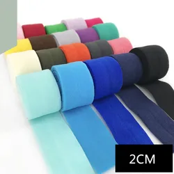 2cm Spandex Elastic Bias Binding Tapes Ribbon Patchwork Quilting Webbing Trim Tape Hem Sleeve Dressmaking Sewing Edge