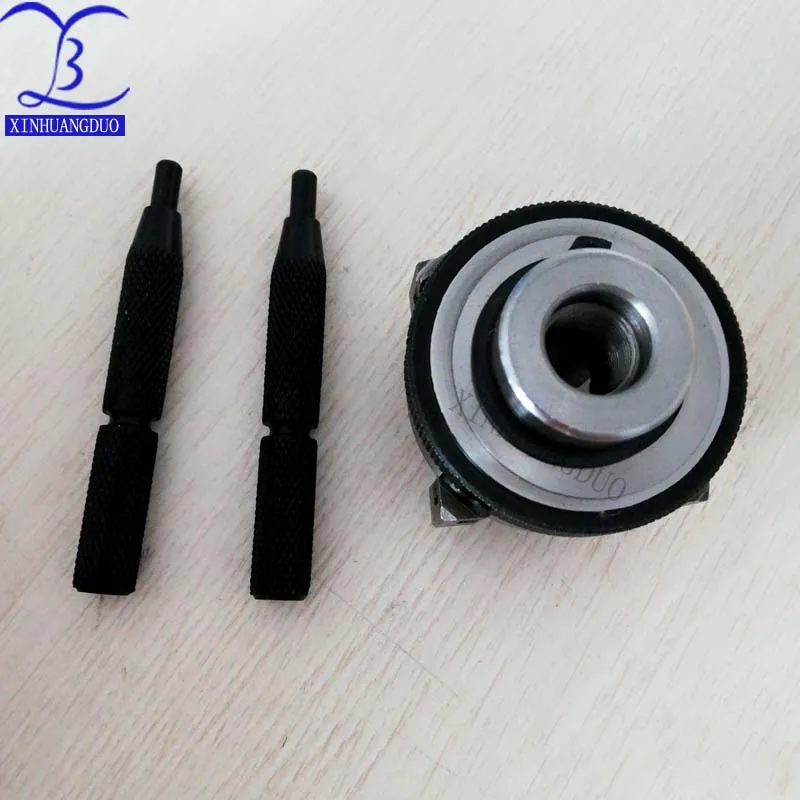 K02-50 50mm 수동 셀프 센터링 M14 스레드 마운트 가역 Jaws 미니 2 "4 Jaw 선반 척 카트리지 + 2pcs 잠금 막대