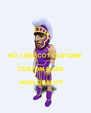 

Professional Custom Purple Centurion Knight Mascot Costume Warrior Theme Cartoon Anime Cosply Costumes Mascotte Fancy Dress1903