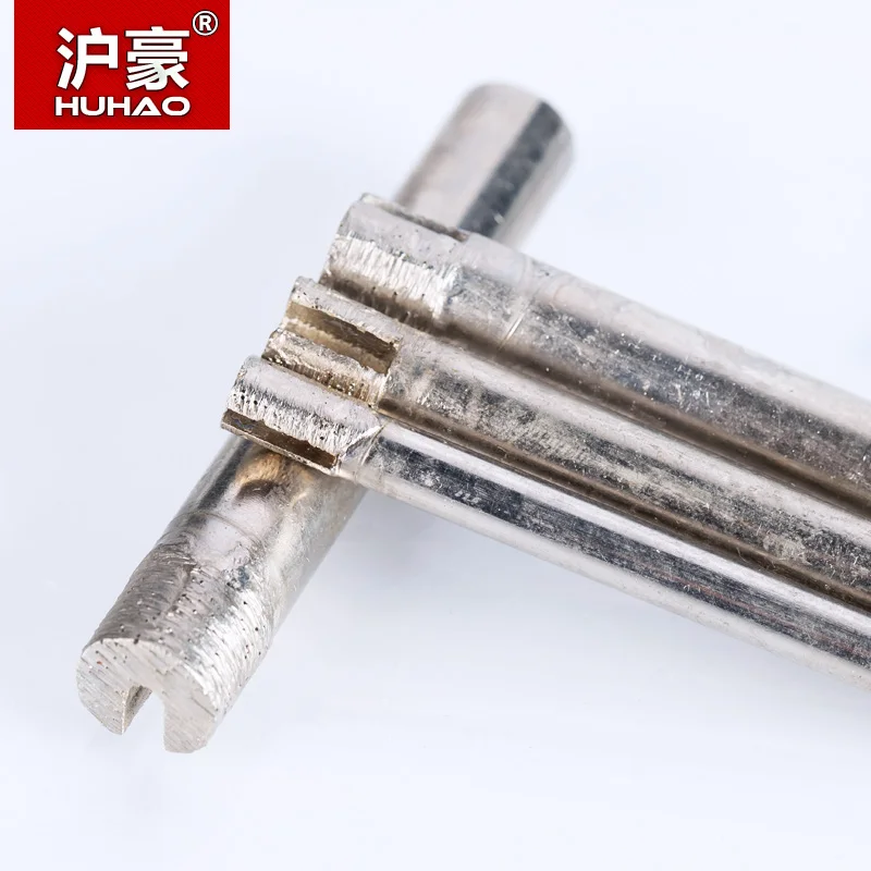 HUHAO 1pc 4mm to 12mm granite stone Engraving Machine Cutter CNC stone engraving tools cutter carving Router bit Sinter