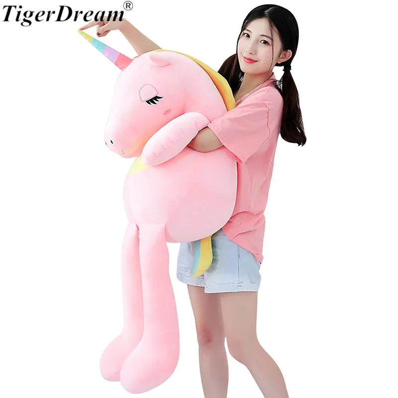 

Creative New Large Soft Unicorn Animal Plush Toy Stuffed Toy Girl Gift Children's Toy Sofa Pillows Cushion Home Decoration