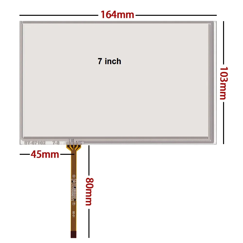 

10 pcs/lot New 7.1-inch touch screen 164*103 industry AT070TN83 v.1 AT070TN84