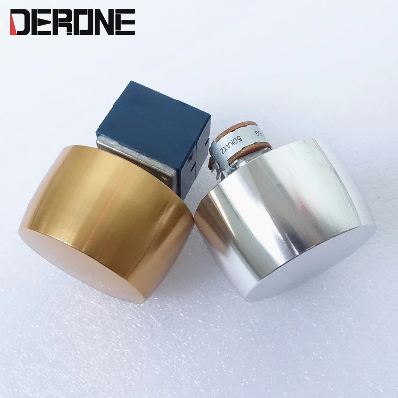 1 قطعة 44 مللي متر الألومنيوم مقبض عالية 27 مللي متر ل مكبر للصوت الجهد مقبض alps 16 /27