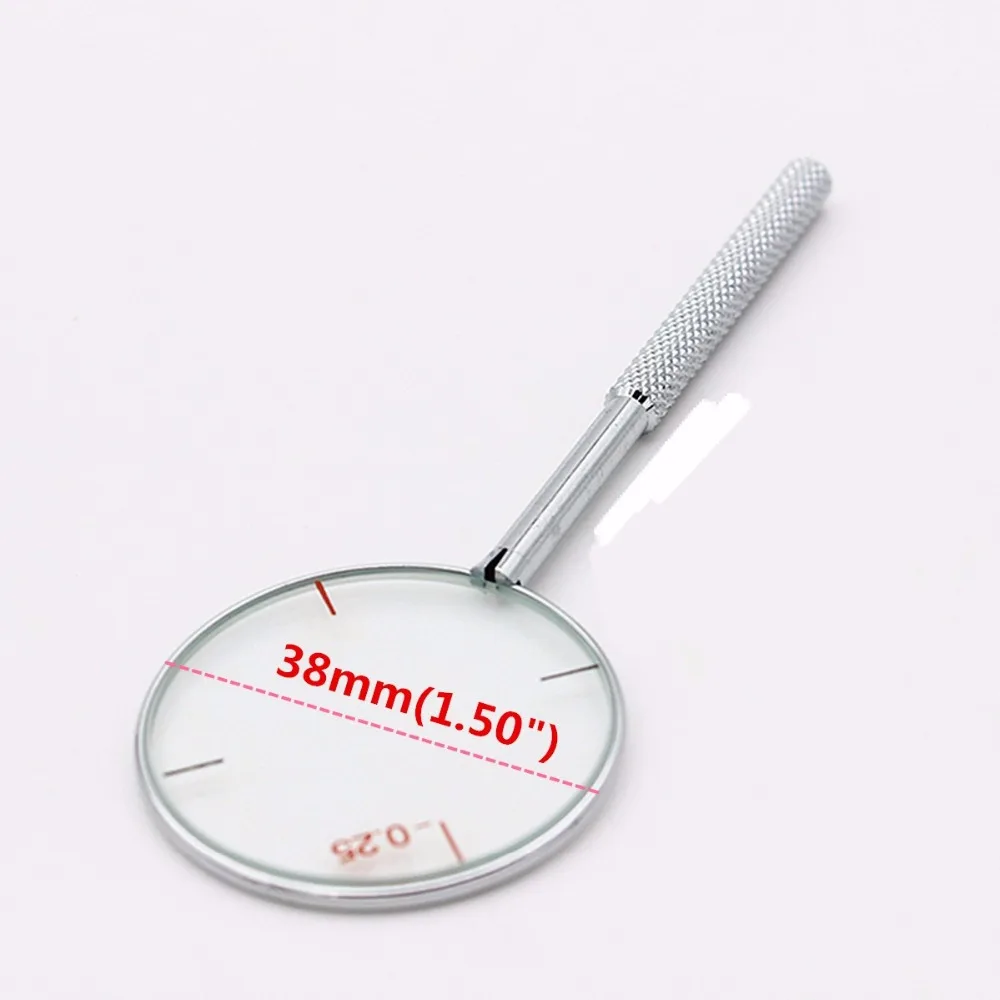 1Pcs Round Optical Cross Cylinder Lens Tool Optical Instruments Diopters 0.25/0.5